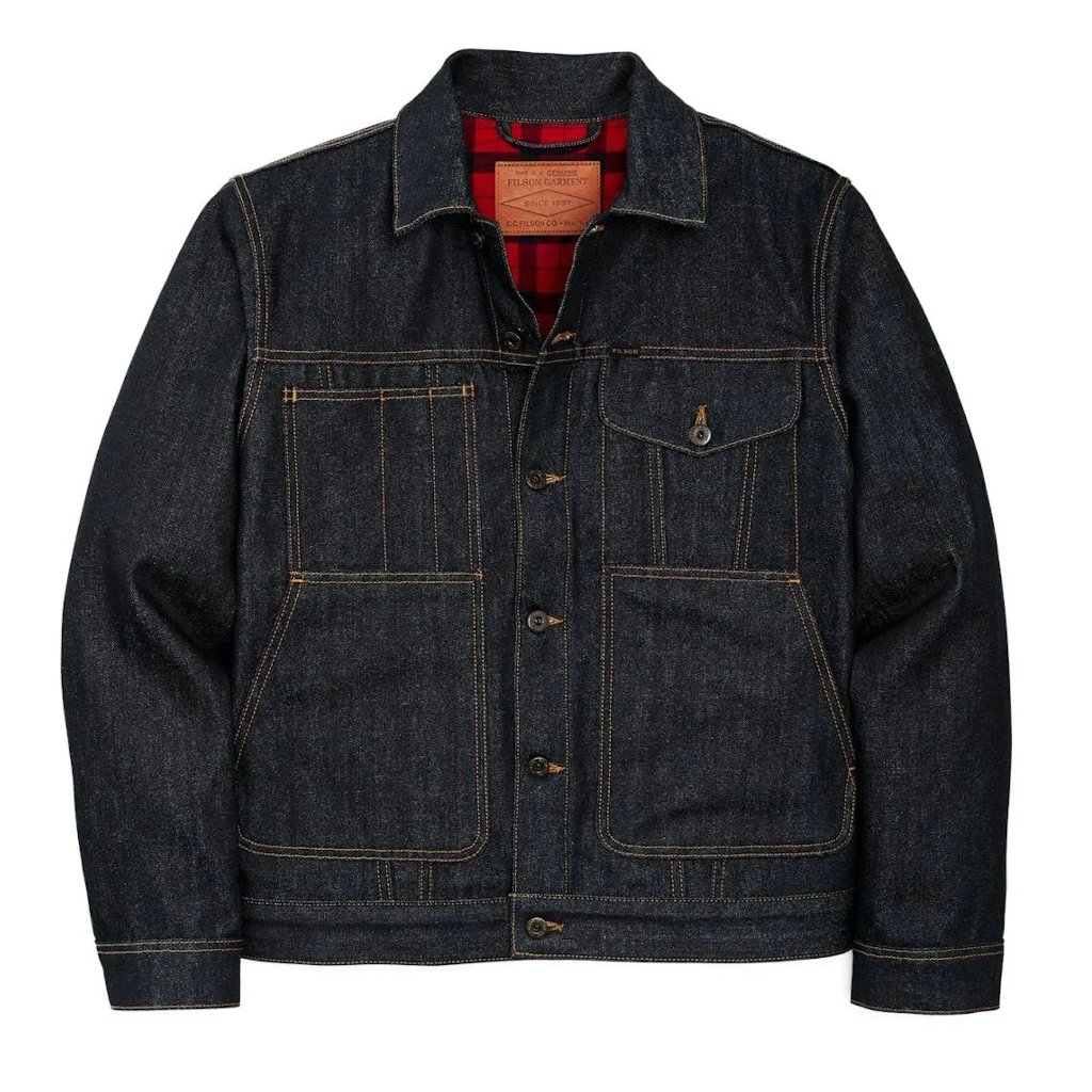 Nwt Filson Lined Denim Short Cruiser Jacket Made In Usa | Men's Xs